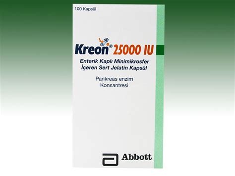 kreon 25000 ıu 100 kapsül ne için kullanılır